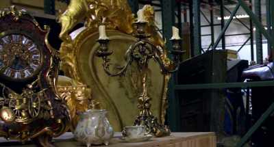 It's Cogsworth and Lumiere, - Adventure Thru the Walt Disney Archives
