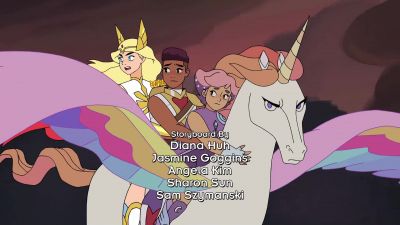 It's coming from the Fright Zone.
The Horde must be causing it. - She-Ra and the Princesses of Power
