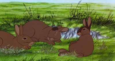 It's covered with blood - Watership Down