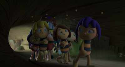 - It's so creepy!
- Just be quiet and follow me! - Maya the Bee: The Honey Games