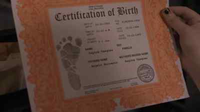 It's Daphne's birth certificate. - Switched at Birth