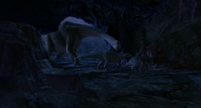 It's dark but at least it's dry - Dinosaur