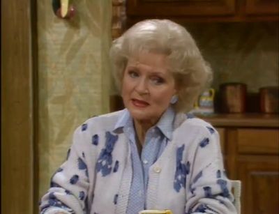It's her daughter it's her choice It's like something that happened back in St Olaf - The Golden Girls