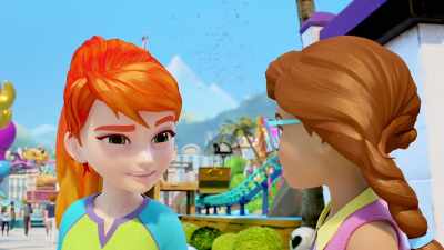 It's definitely not a typical
flying pattern. - LEGO Friends: Girls on a Mission