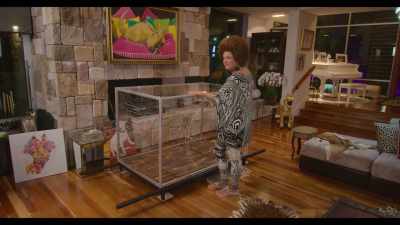 It's designed
so that I can sit inside the box, - Lunatics
