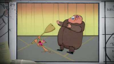 - It's discipline that begets love.
- Ouch! - Happy Happy Joy Joy: The Ren & Stimpy Story