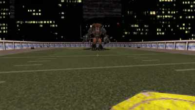 It's down to you and
me, you one-eyed freak. - FPS: First Person Shooter