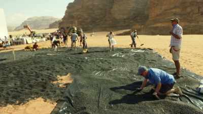It's easy to find the set
because it's all the black sand here. - The Skywalker Legacy
