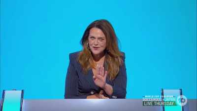 It's Ella Hooper.
(CHEERING, APPLAUSE) - Would I Lie to You?