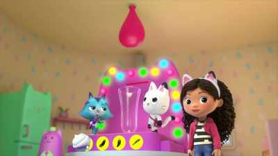 It's filling up, as we speak,
with whipped cream! - Gabby's Dollhouse