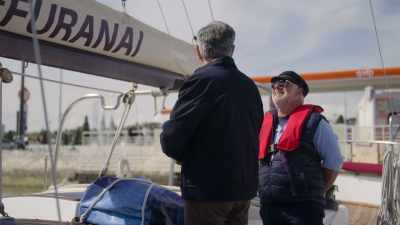 - It's my first time on a... on a sailboat...
- Yeah. - The Reluctant Traveler with Eugene Levy