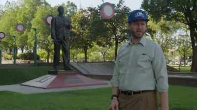 It's fitting that San Bernardino
has such a monument here, - Mister America