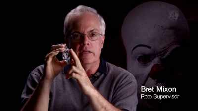 It's flat on the back with...
With a little hole - Pennywise: The Story of IT
