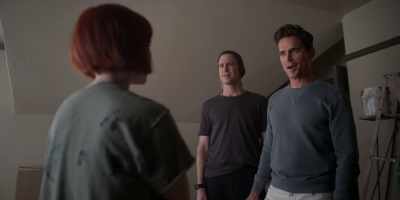 It's flush.
All the joints are straight, - American Horror Stories