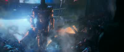 As lightning turns the legs to jelly. - Avengers: Infinity War