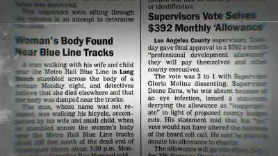 It's from the LA Times,
June 12, 1991, - Confronting a Serial Killer
