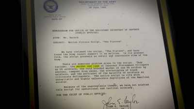 It's funny they mention what I mentioned, - Theaters of War