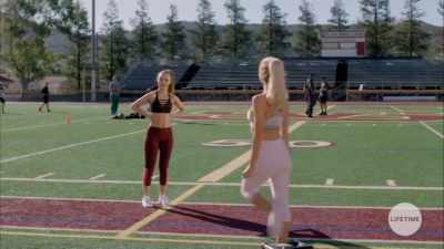 It's funny.
The outside motion sensor - The Secret Lives Of Cheerleaders