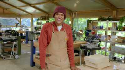 It's going to be a real test.
I'm really excited for it. - Handmade: Britain's Best Woodworker