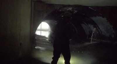 It's going under parking lots,
going under houses. - Sewer Divers