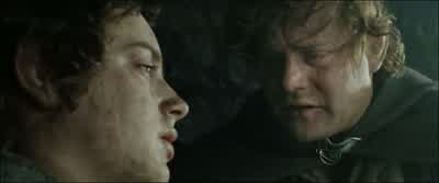 It's that GollumIt's this placeIt's that thing around your neckI could help a bitI could carry it for a whileCarry it for a whileVOICE ECHOING I could carry itShare the load Share the load the load the loadGet awayI don't want to keep itI just want to - The Lord of the Rings: The Return of the King