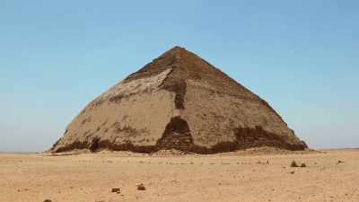 It's gone down in history as the bent pyramid. - Ancient Engineering