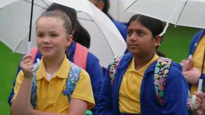 It's gonna be an interesting
excursion here in the rain. - The School That Tried to End Racism
