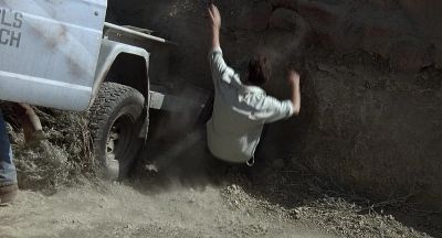 It's got a crane on it - Tremors II: Aftershocks