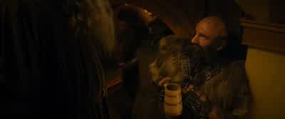 Mr Gandalf A little glass of red wine as requestedIt's got a fruity bouquetGANDALF Oh Cheers - The Hobbit: An Unexpected Journey