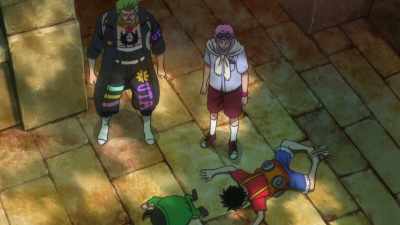 It's great information,
but we need someone in the real world... - One Piece Film Red