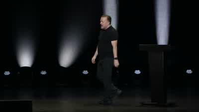 It's great to hear this sort of laughter again. - Ricky Gervais: Mortality