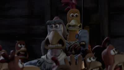 For retaliation Retaliation What's going onThey got Ginger They're taking her to the chopWhat are you waiting for laddieFly over there Save herOf course NoJust what they'd expect Give them the old element of surpriseAnd catch Jerry with his trousers downl - Chicken Run