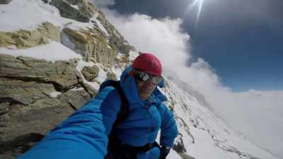 It's hard because it's like
450 metres to the summit - Kilian Jornet, Path to Everest