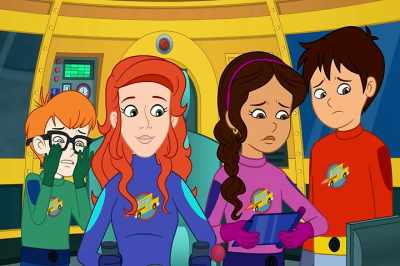 It's as heavy
as being sat on by a baby elephant. - The Magic School Bus Rides Again