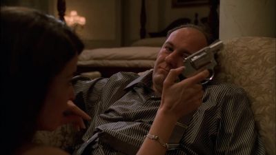 It's heavy. Is it loaded? - The Sopranos
