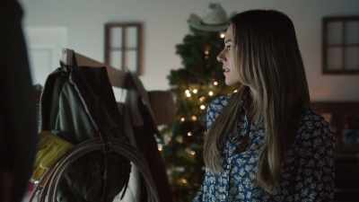 It's either here
or in the common room, - A Cowboy Christmas Romance