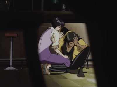 It's because I borrowed money
from a crook like him. - Cowboy Bebop