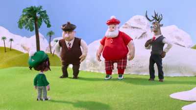 -It's important. It's pee.
-Candy, let the number one - Santa Inc.