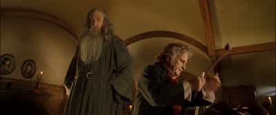 It's in an envelope over there on the mantelpiece. - The Lord of the Rings: The Fellowship of the Ring