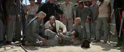 - It's in my belly, doc.
- All right. Move him. - There Was a Crooked Man