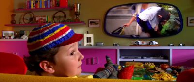 It's in German Not the monkey parts - Speed Racer