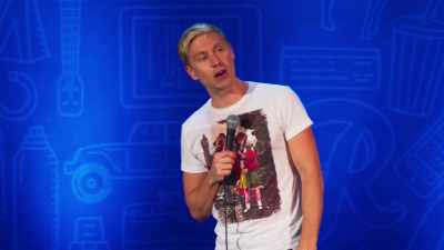 It's in London, right? And my mum went, - Russell Howard: Recalibrate