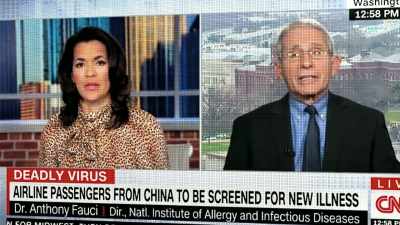 It's interesting because it has jumped - Thank You Dr. Fauci