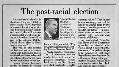 It's interesting why - Obama: In Pursuit of a More Perfect Union