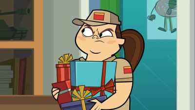 - It's just a few Easter gifts
for me and the kids. - Total DramaRama