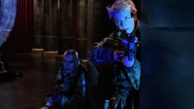 It's just a kid.
Obviously scared to death of us. - Stargate SG-1
