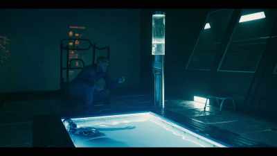 It's just blood.
There's no black fluid. - Origin