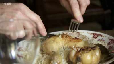 It's just falling away from the bone, melting. - Back in Time for Dinner