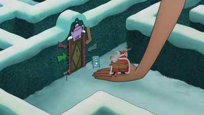 - It's just through this door.
- [FESTIVE MUSIC PLAYING] - The Night Before Christmas in Wonderland