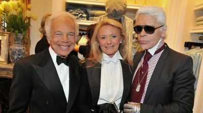 It's Karl Lagerfeld,
and it's Ralph Lauren. - Very Ralph